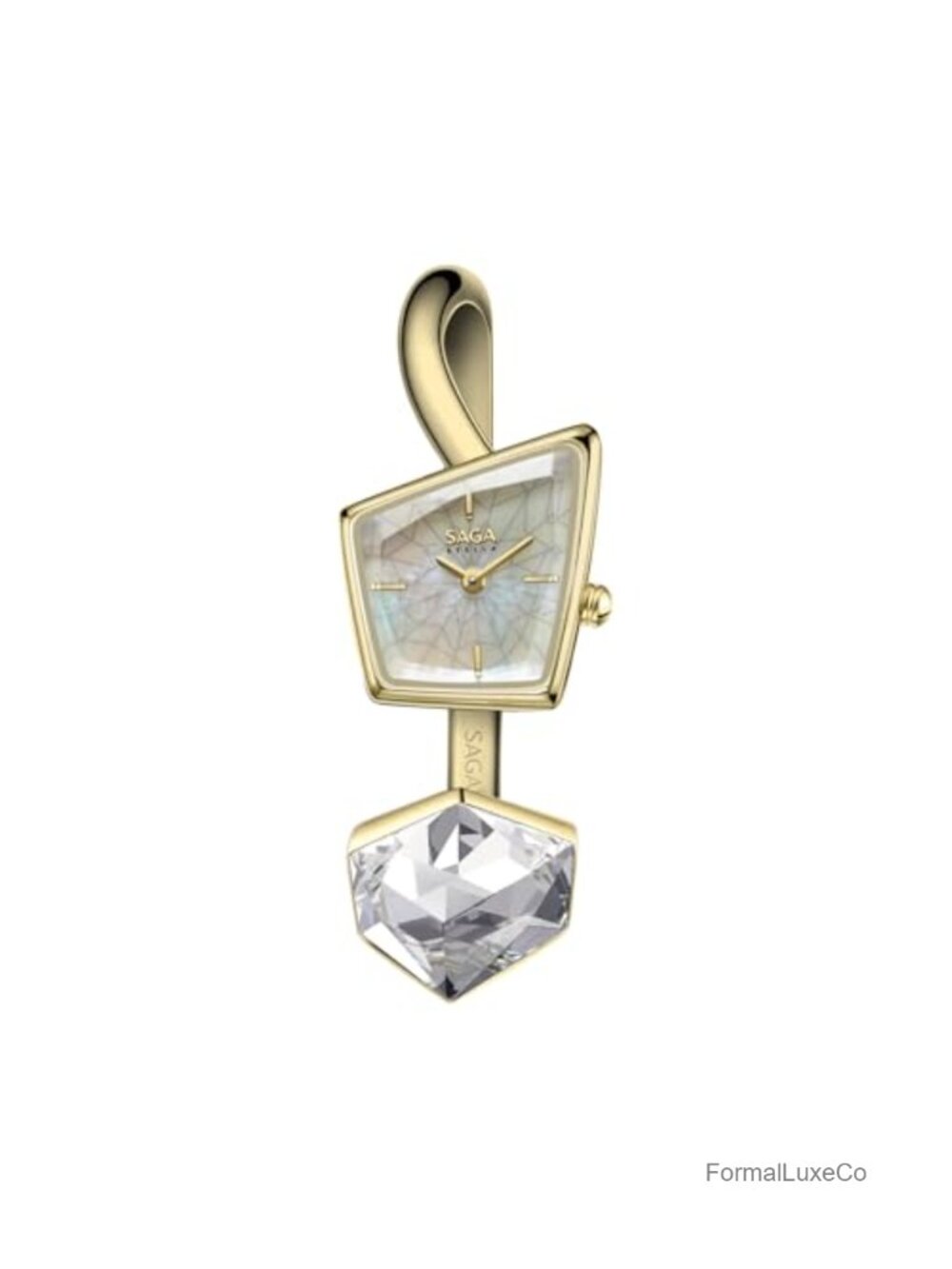 Illusion Bangle Watch with Danube Crystals, Swiss Quartz Movement, 30M Water